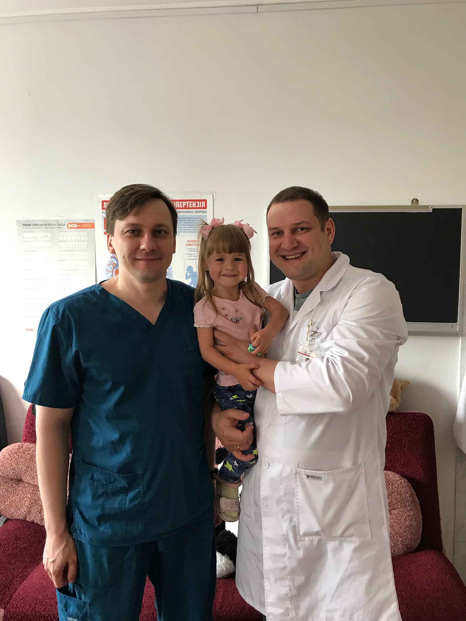 Пациентка после гибридного закрытия ДМЖП